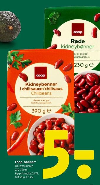 Coop 365 Coop bønner tilbud