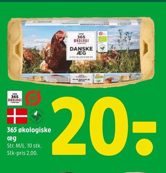 Coop 365 365 økologiske æg tilbud