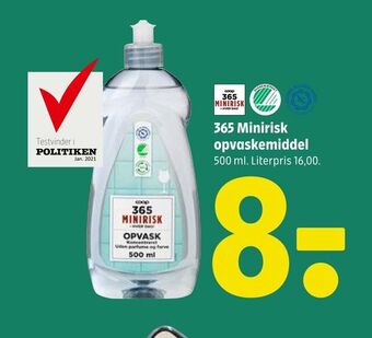 Coop 365 365 Minirisk opvaskemiddel tilbud