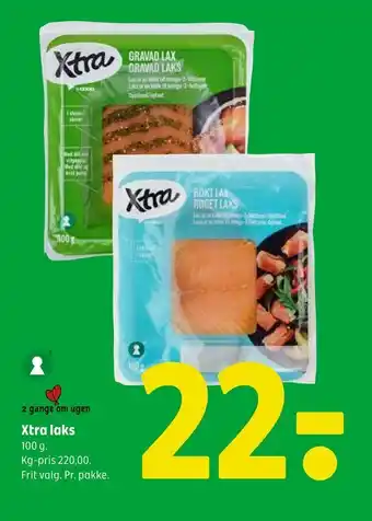 Coop 365 Xtra laks tilbud