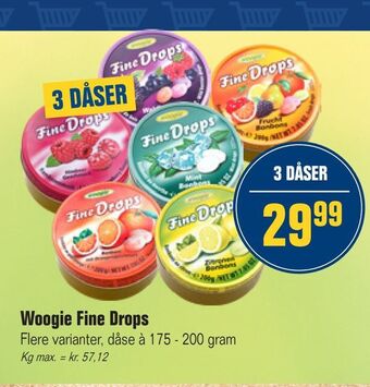 Otto Duborg Woogie Fine Drops tilbud