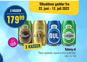 Otto Duborg Tuborg øl tilbud