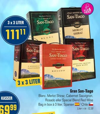 Otto Duborg Gran San-Tiago tilbud