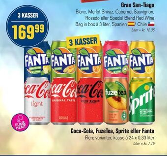 Otto Duborg Coca-Cola, FuzeTea, Sprite eller Fanta tilbud