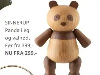 Sinnerup Sinnerup Panda i eg og valnød tilbud
