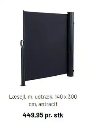 Læsejl m udtræk