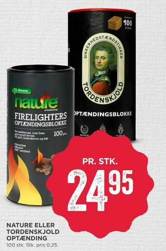 MENY Nature eller tordenskjold optænding tilbud