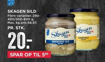 MENY Skagen sild tilbud