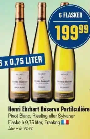 Otto Duborg Henri Ehrhart Réserve Partilculiére 6 flasker tilbud