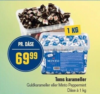 Otto Duborg Toms karameller tilbud
