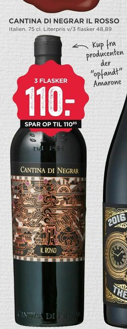 MENY Cantina di negrar il rosso tilbud