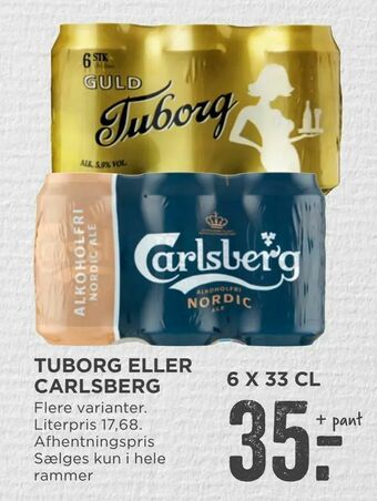 MENY Tuborg eller carlsberg tilbud