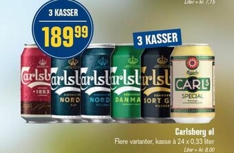 Otto Duborg Carlsberg øl tilbud