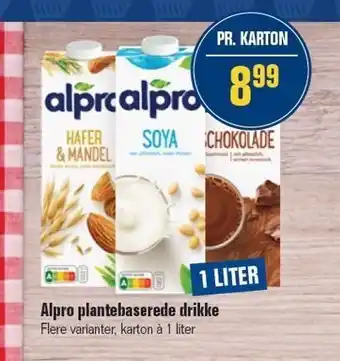 Otto Duborg Alpro plantebaserede drikke tilbud