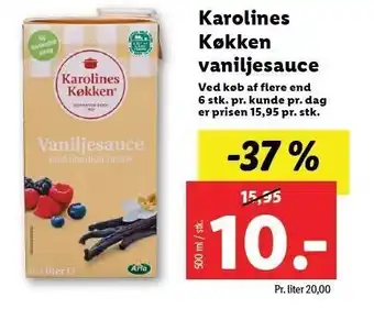 Karolines køkken vanilje sauce