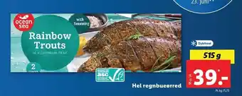 Lidl Hel regnbueørred tilbud