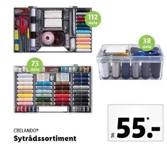 Lidl Sytrådssortiment tilbud
