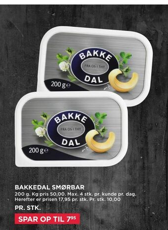 MENY Bakkedal smørbar tilbud