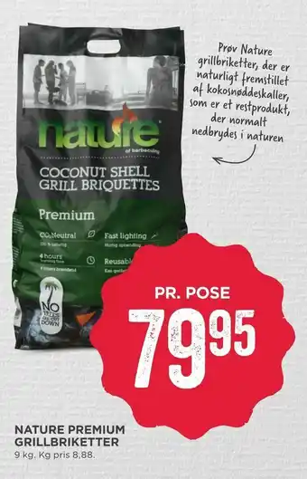 Nature premium grillbriketter