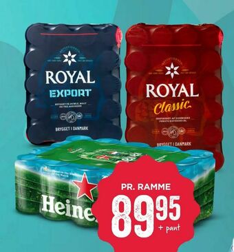 MENY Royal eller heineken tilbud