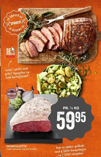 MENY Okseculotte tilbud