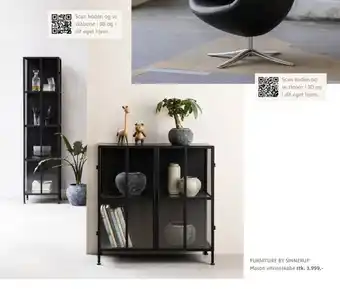 FURNITURE BY SINNERUP Mason vitrineskabe