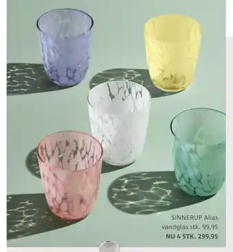 Sinnerup SINNERUP vandglas tilbud