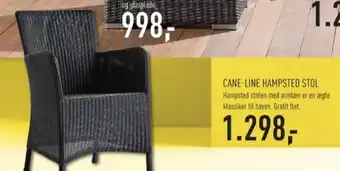 Johannes Fog Cane-line havestol tilbud