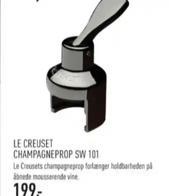 Johannes Fog Le creuset champagneprop tilbud