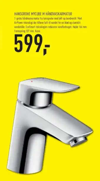 Johannes Fog Hansgrohe håndvaskarmatur tilbud