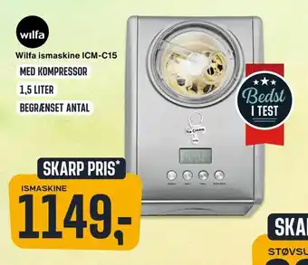 Wilfa ismaskine ICM-C15