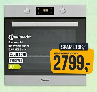 Skousen Bauknecht indbygningsovn BAK3KP8VIN tilbud