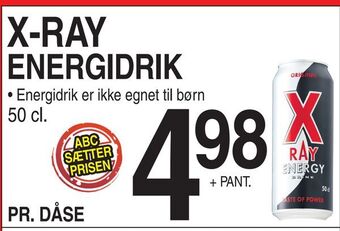 ABC Lavpris X-ray energidrik tilbud