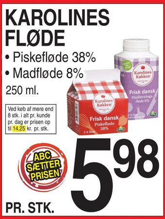 ABC Lavpris Karolines fløde tilbud