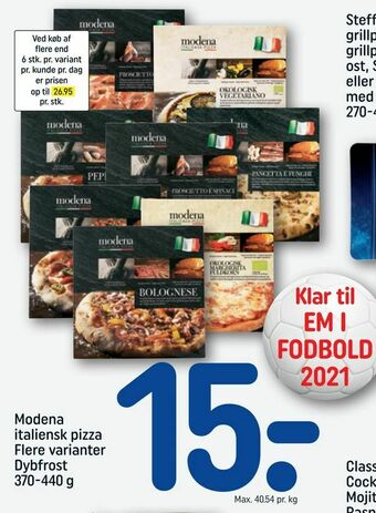 REMA 1000 Modena italiensk pizza tilbud