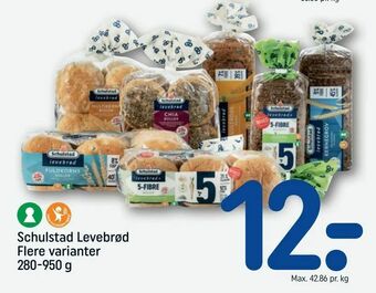 REMA 1000 Schulstad Levebrød tilbud