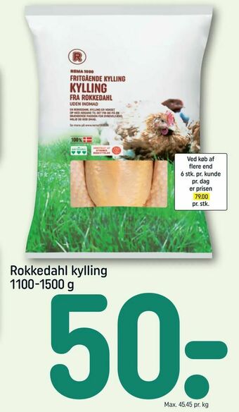 REMA 1000 Rokkedahl kylling tilbud