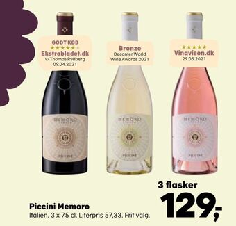 Kvickly Piccini Memoro tilbud