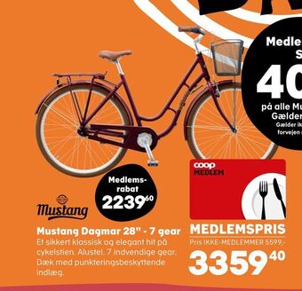 Kvickly Mustang Dagmar 28" - 7 gear tilbud