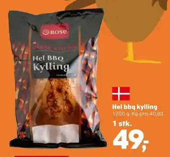 Kvickly Hel bbq kylling tilbud