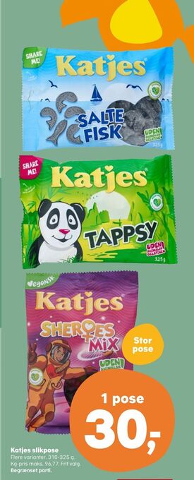 Kvickly Katjes slikpose tilbud