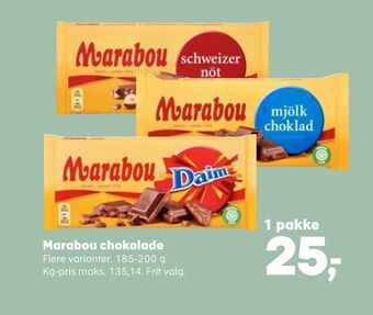 Marabou chokolade