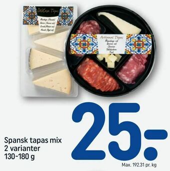 REMA 1000 Spansk tapas mix tilbud