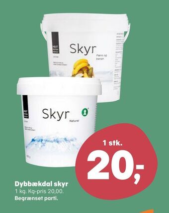 SuperBrugsen Dybbækdal skyr tilbud