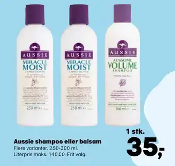 Aussie shampoo eller balsam