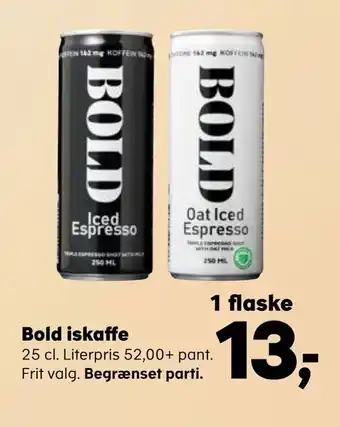 SuperBrugsen Bold iskaffe tilbud