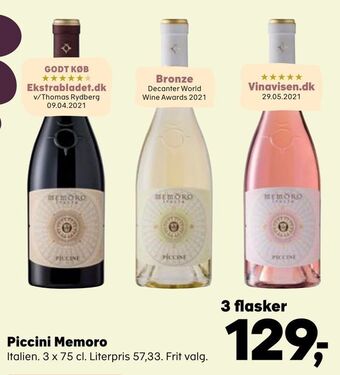 SuperBrugsen Piccini Memoro tilbud