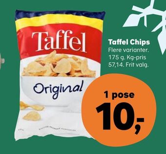 SuperBrugsen Taffel Chips tilbud