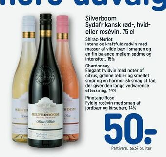 Silverboom Sydafrikansk rød-, hvid eller rosévin
