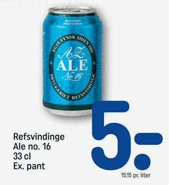 REMA 1000 Refsvindinge Ale no. 16 tilbud